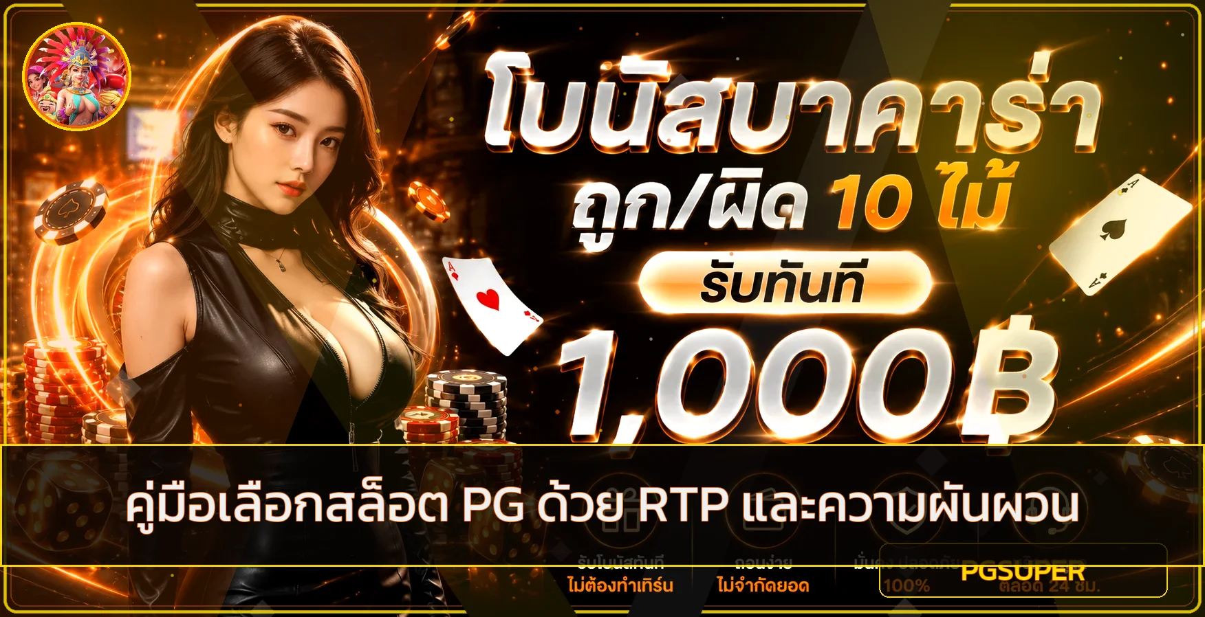 PGSUPER คู่มือ RTP และความผันผวนสล็อต PG